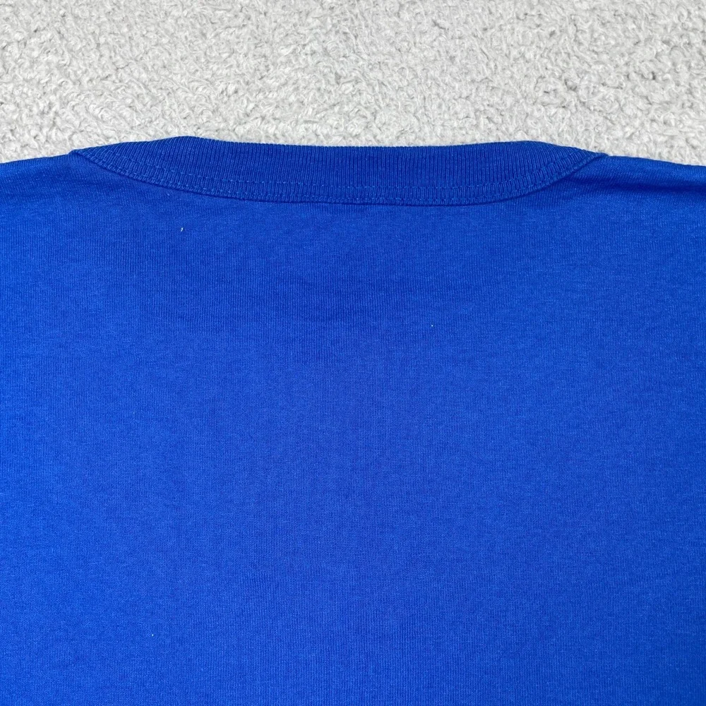 Vintage Chicago Cubs Henley T-Shirt Mens XXL Blue 80's Made In USA 50/50 MLB